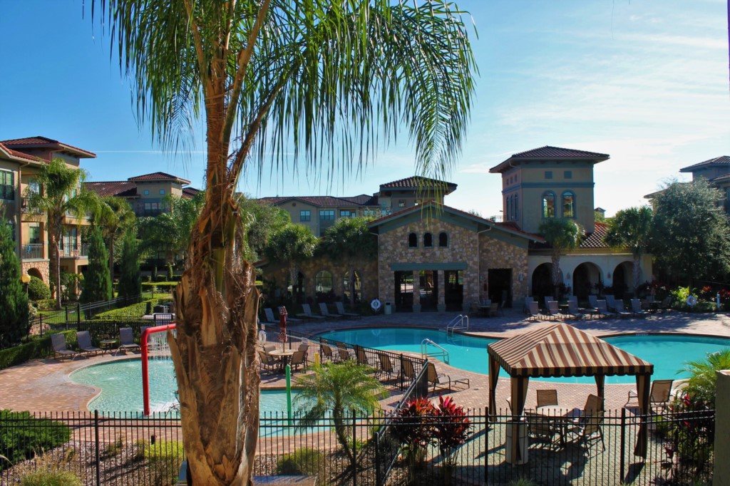 Another Gorgeous View of the Pool and Amenities from the Patio